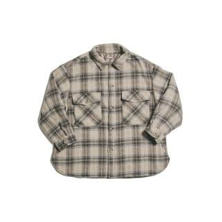 <img class='new_mark_img1' src='https://img.shop-pro.jp/img/new/icons14.gif' style='border:none;display:inline;margin:0px;padding:0px;width:auto;' />is-ness/ͥWOOL CPO SHIRT(BROWN CHECK)