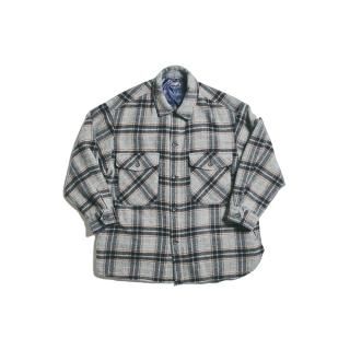 <img class='new_mark_img1' src='https://img.shop-pro.jp/img/new/icons16.gif' style='border:none;display:inline;margin:0px;padding:0px;width:auto;' />SALE 40%OFFis-ness/ͥWOOL CPO SHIRT(BLUE CHECK)