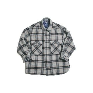 <img class='new_mark_img1' src='https://img.shop-pro.jp/img/new/icons14.gif' style='border:none;display:inline;margin:0px;padding:0px;width:auto;' />is-ness/ͥWOOL CPO SHIRT(BLUE CHECK)