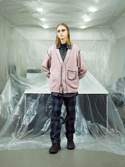 PHINGERIN/フィンガリン】PG1 CARDIGAN(MOS PINK) - 「PLACE PHINGERIN/フィンガリン】PG1 CARDIGAN(MOS PINK) - 「PLACE