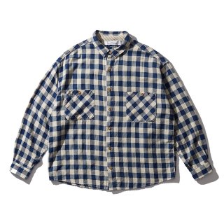 <img class='new_mark_img1' src='https://img.shop-pro.jp/img/new/icons44.gif' style='border:none;display:inline;margin:0px;padding:0px;width:auto;' />SandWaterr/ɥRESEARCHED BAGGY SHIRT(BLUE)