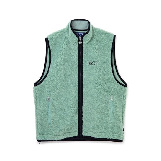 BoTT/ボット】Full Zip Fleece Vest(SLATE GREEN) -  「PLACE/プレイス」UNUSED、is-ness、C.E、BlackEyePatch、HELLRAZOR、SON OF THE  CHEESE等通販・正規取扱店 | 青森市