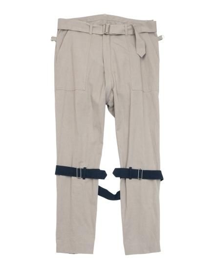 PHINGERIN/フィンガリン】BONTAGE PANTS(GREY x NAVY) - 「PLACE PHINGERIN/フィンガリン】BONTAGE PANTS(GREY x NAVY) - 「PLACE