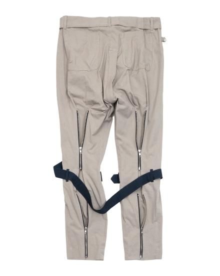 PHINGERIN/フィンガリン】BONTAGE PANTS(GREY x NAVY) - 「PLACE PHINGERIN/フィンガリン】BONTAGE PANTS(GREY x NAVY) - 「PLACE