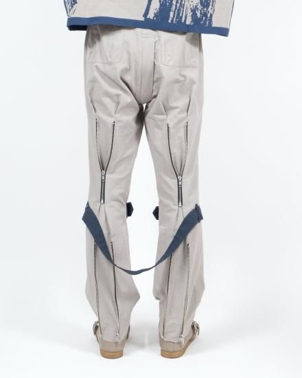 PHINGERIN/フィンガリン】BONTAGE PANTS(GREY x NAVY) - 「PLACE PHINGERIN/フィンガリン】BONTAGE PANTS(GREY x NAVY) - 「PLACE