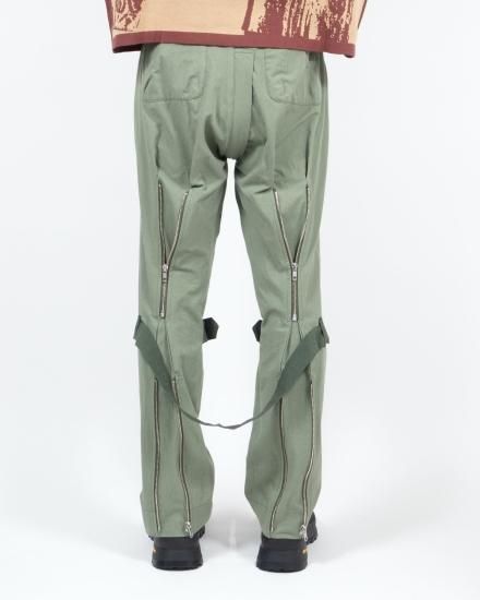 PHINGERIN/フィンガリン】BONTAGE PANTS(SAGE x OLIVE) - 「PLACE