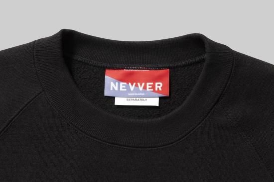NEVVER/ニューアー】GR7 CREWNECK SWEATSHIRT(BLACK) - 「PLACE NEVVER/ニューアー】GR7 CREWNECK SWEATSHIRT(BLACK) - 「PLACE