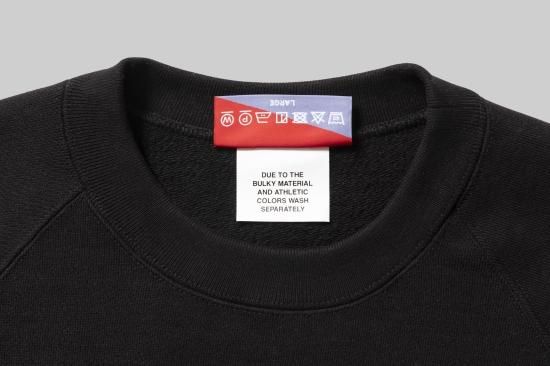 NEVVER/ニューアー】GR7 CREWNECK SWEATSHIRT(BLACK) - 「PLACE NEVVER/ニューアー】GR7 CREWNECK SWEATSHIRT(BLACK) - 「PLACE