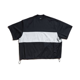 <img class='new_mark_img1' src='https://img.shop-pro.jp/img/new/icons14.gif' style='border:none;display:inline;margin:0px;padding:0px;width:auto;' />is-ness/ͥBALLOON COLOR BLOCK SHORT SLEEVE T-SHIRT(BLACK x GRAY)