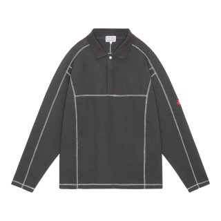 <img class='new_mark_img1' src='https://img.shop-pro.jp/img/new/icons44.gif' style='border:none;display:inline;margin:0px;padding:0px;width:auto;' />C.E/DBL KNIT LONG SLEEVE POLO(CHARCOAL)