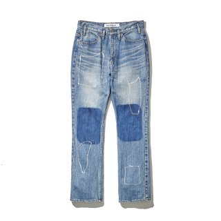 <img class='new_mark_img1' src='https://img.shop-pro.jp/img/new/icons14.gif' style='border:none;display:inline;margin:0px;padding:0px;width:auto;' />SandWaterr/ɥRESEARCHED 5P JEANS(INDIGO / WHITE)