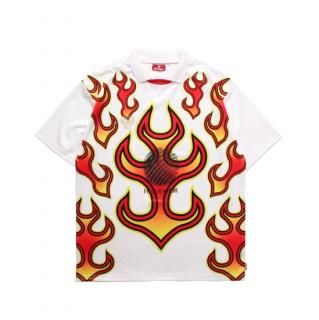 HELLRAZOR/إ쥤FIRE SOCCER JERSEY(WHITE)