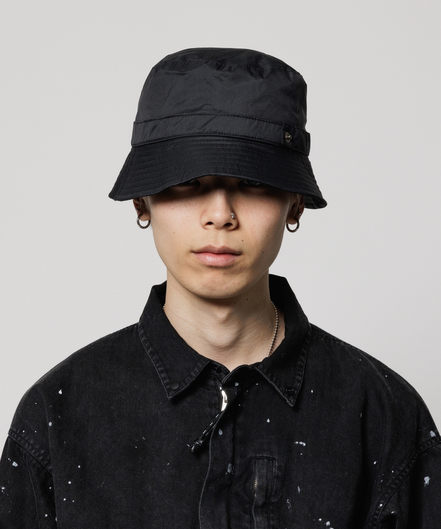 F-LAGSTUF-F/フラグスタフ】3 LAYER BUCKET HAT(BLACK F-LAGSTUF-F/フラグスタフ】3 LAYER BUCKET HAT(BLACK