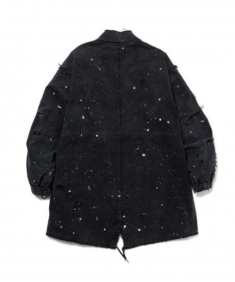 F-LAGSTUF-F/フラグスタフ】MODS COAT(BLACK) - 「PLACE/プレイス