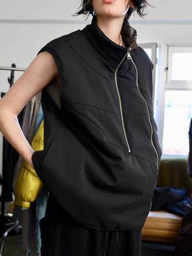 JieDa/ジエダ】Thinsulate REVERSIBLE PADDED VEST(BLACK/BROWN JieDa/ジエダ】Thinsulate REVERSIBLE PADDED VEST(BLACK/BROWN