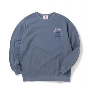 <img class='new_mark_img1' src='https://img.shop-pro.jp/img/new/icons14.gif' style='border:none;display:inline;margin:0px;padding:0px;width:auto;' />SON OF THE CHEESE/ΥХKING CREWNECK SWEATSHIRT(BLUE)