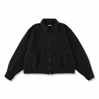 <img class='new_mark_img1' src='https://img.shop-pro.jp/img/new/icons14.gif' style='border:none;display:inline;margin:0px;padding:0px;width:auto;' />is-ness/ͥWOOL ZIP BLOUSON(BLACK)