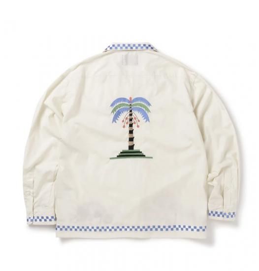 SON OF THE CHEESE/サノバチーズ】SIDE WALK SHIRT(WHITE SON OF THE CHEESE/サノバチーズ】SIDE WALK SHIRT(WHITE
