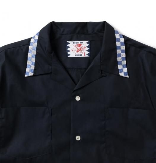 SON OF THE CHEESE/サノバチーズ】SIDE WALK SHIRT(NAVY