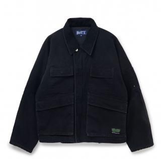 <img class='new_mark_img1' src='https://img.shop-pro.jp/img/new/icons44.gif' style='border:none;display:inline;margin:0px;padding:0px;width:auto;' />BoTT/ܥåȡCanvas Work Jacket(BLACK)
