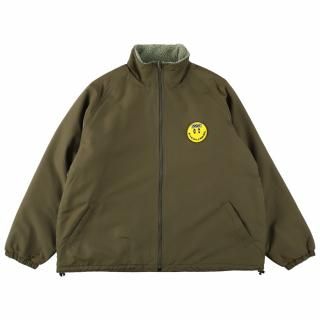 <img class='new_mark_img1' src='https://img.shop-pro.jp/img/new/icons14.gif' style='border:none;display:inline;margin:0px;padding:0px;width:auto;' />ISNESS MUSIC/ͥ ߥ塼åHOUSE PATCH REVERSIBLE FLEECE JACKET(KHAKI)