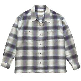 <img class='new_mark_img1' src='https://img.shop-pro.jp/img/new/icons14.gif' style='border:none;display:inline;margin:0px;padding:0px;width:auto;' />exodus/RAYON OMBRE CHECK SHIRT