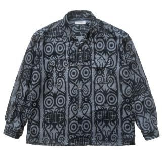 <img class='new_mark_img1' src='https://img.shop-pro.jp/img/new/icons14.gif' style='border:none;display:inline;margin:0px;padding:0px;width:auto;' />exodus/BORNEO FLANNEL S/S SHIRT(GREY)