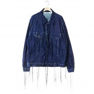 ジャケット・アウター 25ss Midorikawa SILK DENIM JACKET INDIGO Midorikawa 【SILK DENIM JACKET -INDIGO-】 | lloomm