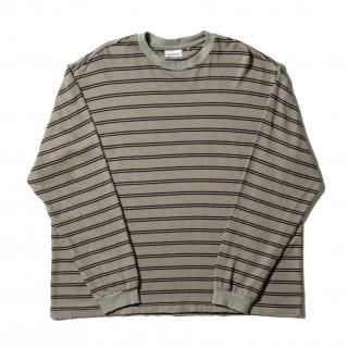 <img class='new_mark_img1' src='https://img.shop-pro.jp/img/new/icons14.gif' style='border:none;display:inline;margin:0px;padding:0px;width:auto;' />SandWaterr/ɥRESEARCHED TEE LS / COTTON BORDER JERSEY(GRAY)