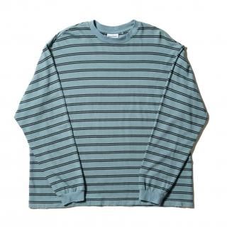 <img class='new_mark_img1' src='https://img.shop-pro.jp/img/new/icons14.gif' style='border:none;display:inline;margin:0px;padding:0px;width:auto;' />SandWaterr/ɥRESEARCHED TEE LS / COTTON BORDER JERSEY(TURQUOISE)
