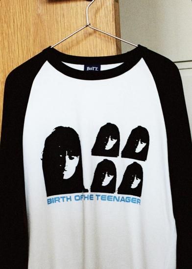 BoTT/ボット】Disc Raglan L/S Tee(White) - 「PLACE/プレイス