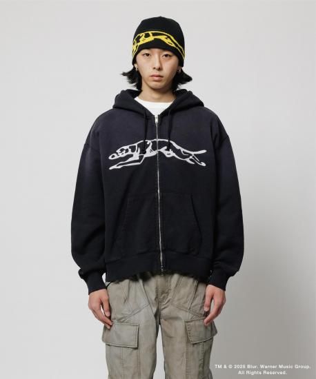 【ぐったふ】 F-LAGSTUF-F/フラグスタフ】x blur ZIP HOODIE - 「PLACE