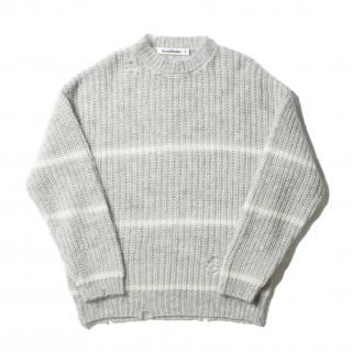 <img class='new_mark_img1' src='https://img.shop-pro.jp/img/new/icons14.gif' style='border:none;display:inline;margin:0px;padding:0px;width:auto;' />SandWaterr/ɥRESEARCHED BORDER SWEATER(GRY)