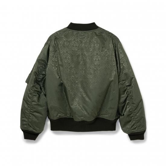 BoTT/ボット】Jacquard MA-1 Jacket(Olive) - 「PLACE/プレイス