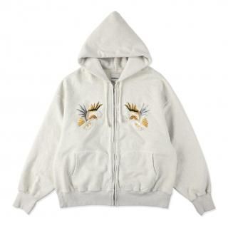 <img class='new_mark_img1' src='https://img.shop-pro.jp/img/new/icons14.gif' style='border:none;display:inline;margin:0px;padding:0px;width:auto;' />BOWWOW/Х復SUKAJAN EMB ZIP HOODIE AGED