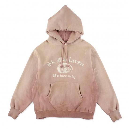 BOWWOW/バウワウ】ST. MACLAREN UNIV. HOODIE AGED - 「PLACE