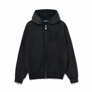 <img class='new_mark_img1' src='https://img.shop-pro.jp/img/new/icons14.gif' style='border:none;display:inline;margin:0px;padding:0px;width:auto;' />BoTT/ܥåȡWashed Lucky Logo Zip Hoodie(Washed Black)