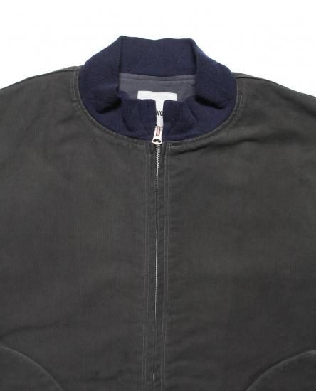 BOWWOW USN DECK ZIP JACKET AGED　XL　バウワウ BOWWOW「USN DECK ZIP JACKET AGED - デッキジャケット」 - Mate-N-Raw