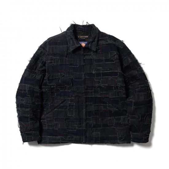 F-LAGSTUF-F/フラグスタフ】x blackmeans BORO WORK JACKET - 「PLACE