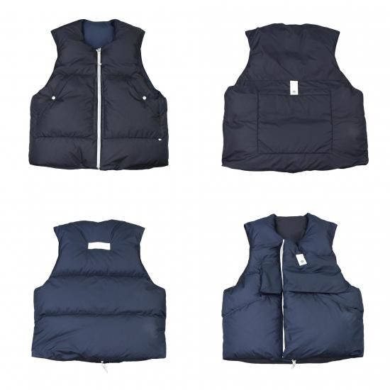NOROLL/ノーロール】VESTAS TWOFACE DOWN(BLACK & NAVY) - 「PLACE