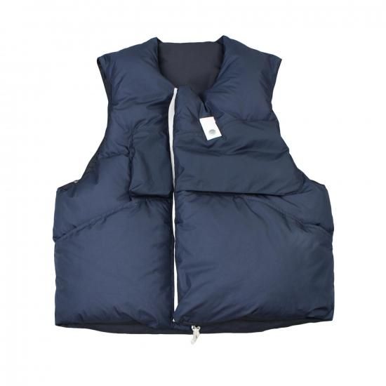NOROLL/ノーロール】VESTAS TWOFACE DOWN(BLACK & NAVY) - 「PLACE