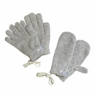 <img class='new_mark_img1' src='https://img.shop-pro.jp/img/new/icons14.gif' style='border:none;display:inline;margin:0px;padding:0px;width:auto;' />NOROLL/ΡUFF MITTEN / GLOVE(GRIGI-OFFWHITE)