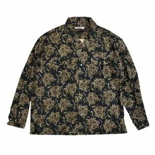 <img class='new_mark_img1' src='https://img.shop-pro.jp/img/new/icons14.gif' style='border:none;display:inline;margin:0px;padding:0px;width:auto;' />exodus/BUDS PAISLEY OPEN COLLAR SHIRT(D.GRAY)