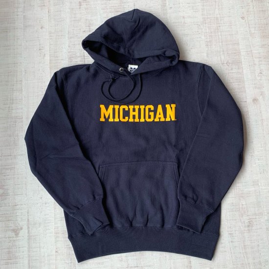 再値下げ〉リバーススタイル プルオーバーパーカー MICHIGAN 〈MCGN