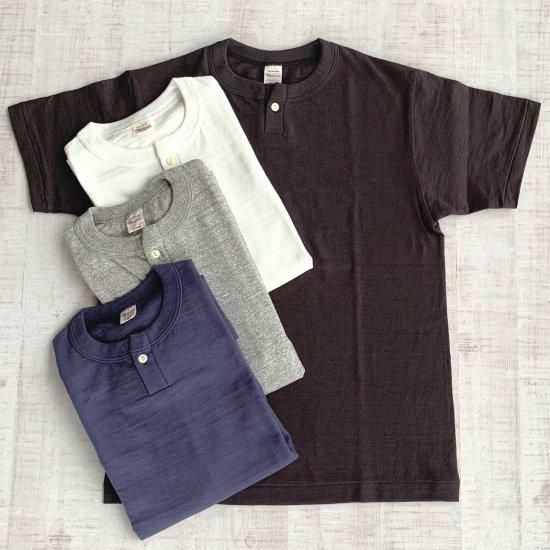 1ボタンヘンリーネックTシャツ シャドウボーダー 〈4082 1ボタンヘンリーネックTシャツ シャドウボーダー 〈4082