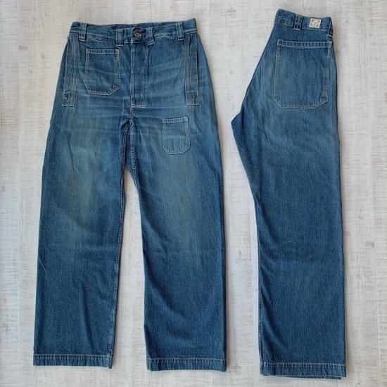 1910s Netmaker's Trousers インディゴデニムU/W 〈JG-01 1910s Netmaker's Trousers インディゴデニムU/W 〈JG-01