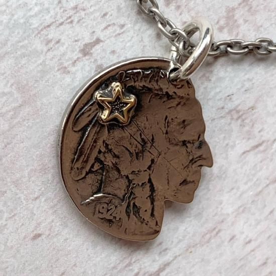 ペンダント 5￠ ネイティブアメリカン＆シェルアロー 〈N-674