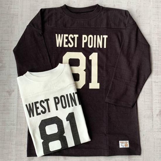 7分袖フットボールTシャツ WEST POINT〈4063WESTP〉 - OT＆E-shibata