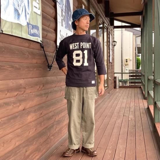 7分袖フットボールTシャツ WEST POINT〈4063WESTP〉 - OT＆E-shibata