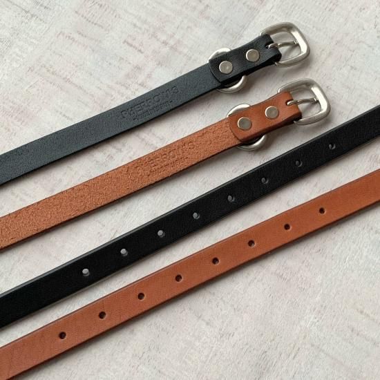 ナローベルト 栃木レザーベルト 〈25S-PNB1〉 - OT&E-shibata ナローベルト 栃木レザーベルト 〈25S-PNB1〉 - OT&E-shibata
